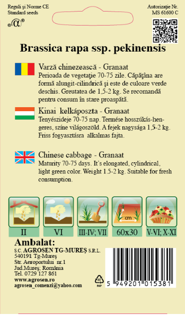 Varză chinezească - Granaat