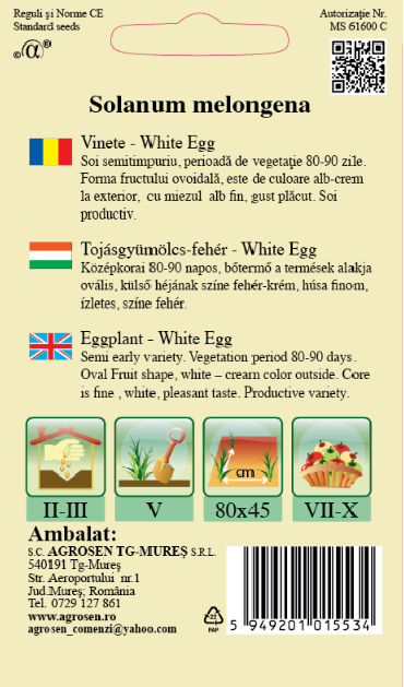 Vinete - White Egg
