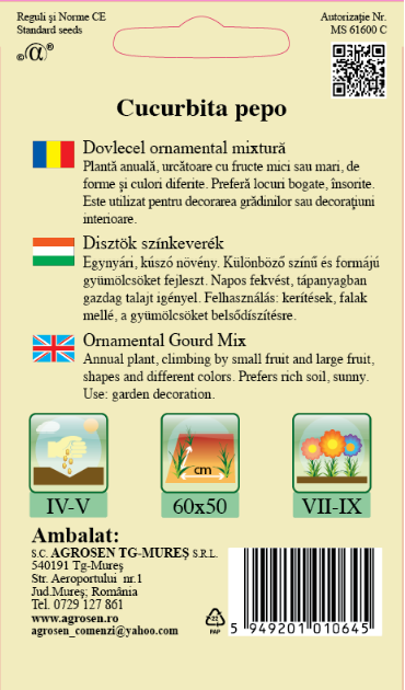 Dovlecel ornamental