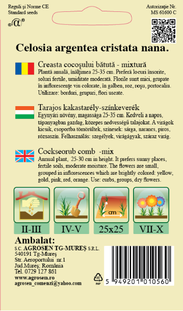 Creasta cocoșului bătută