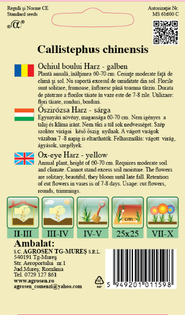 Ochiul boului Harz Galben