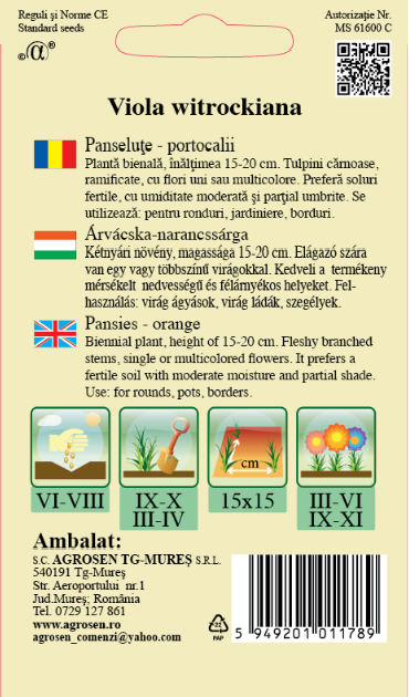 Panseluţe portocalii