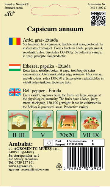 Ardei gras - Etiuda