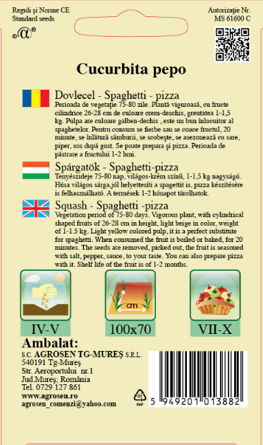 Dovlecel - Spaghetti - Pizza