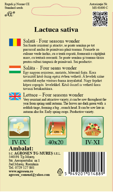 Salată - Four Seasons Wonder