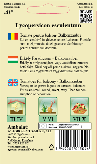 Tomate pentru balcon - Balkonzauber