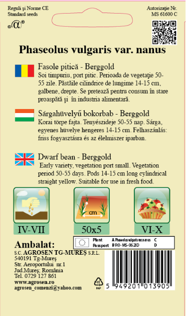 Fasole pitică - Berggold