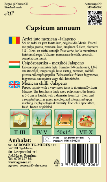 Ardei iute mexican-Jalapeno