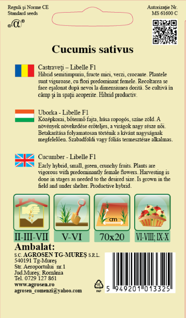 Castraveţi -Libelle F1
