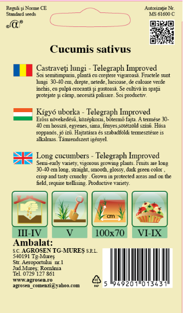 Castraveţi lungi -Telegraph Improved