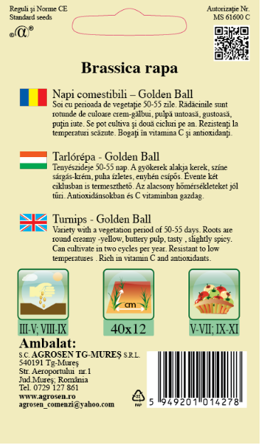Napi comestibili -Golden Ball