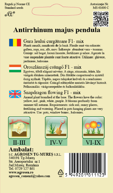 Gura leului curgătoare F1