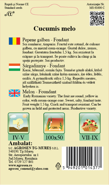 Pepene galben-Fondant