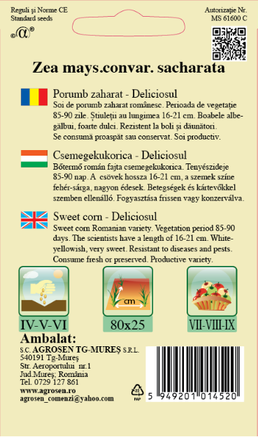 Porumb zaharat-Deliciosul