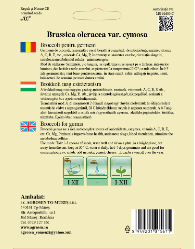 Broccoli pentru germeni