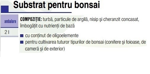 Substrat bonsai - AGROCS