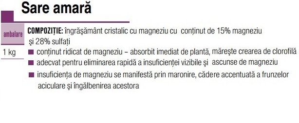 Îng.mineral Sare amară - AGROCS