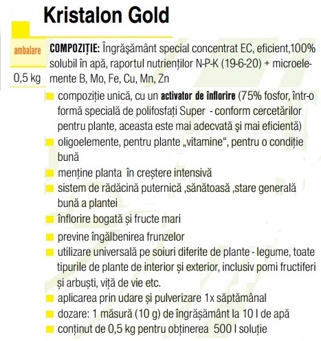 Îng.Kristalon Gold