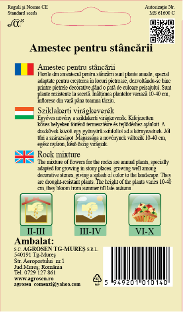 Amestec de Flori pentru Stâncării