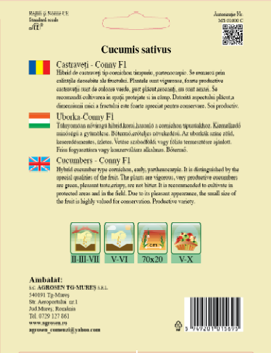 Castraveți - Conny F1