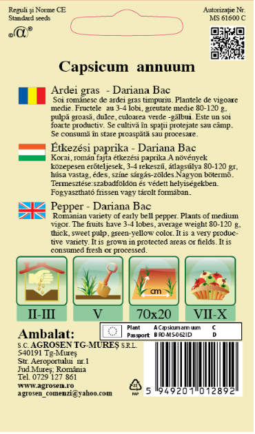 Ardei gras - Dariana Bac
