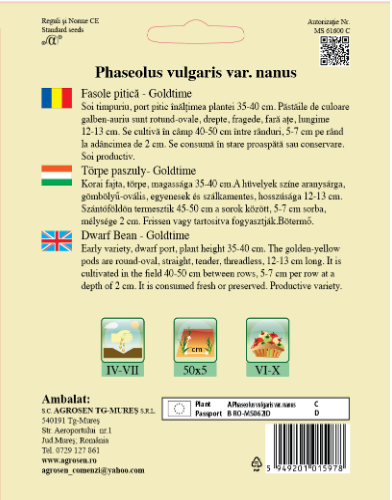 Fasole pitica - Goldtime