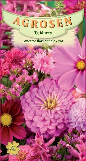 Amestec de Flori Anuale Roz