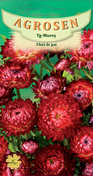 Flori de pai roșii