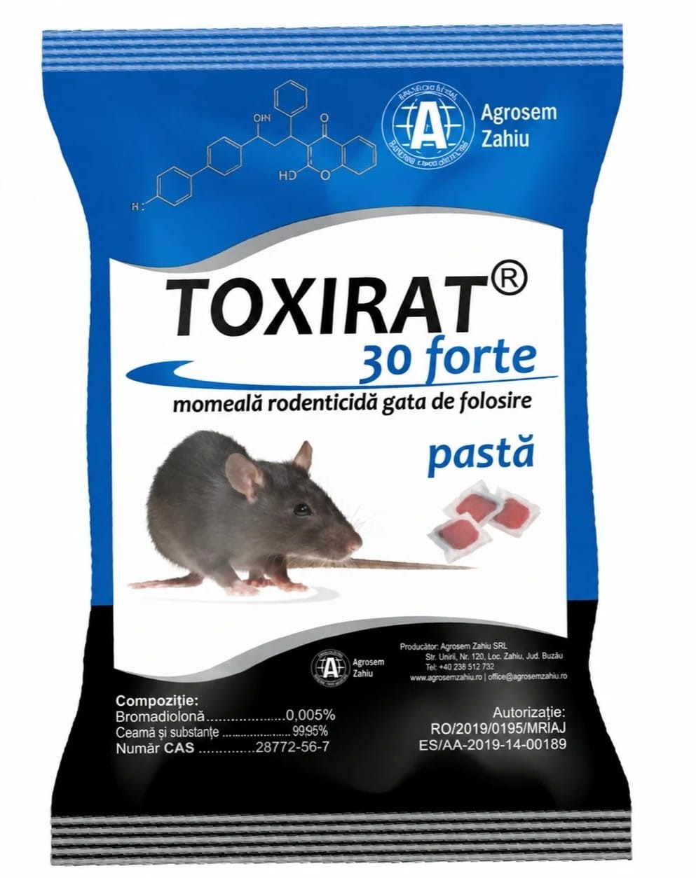 Toxirat Pasta Albastru